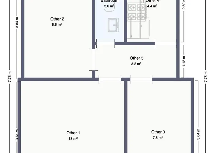 Homely 5 Person In Amager Apartment